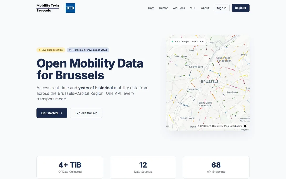 MobilityTwin : pipeline de données, api, mcp, développé par Norse